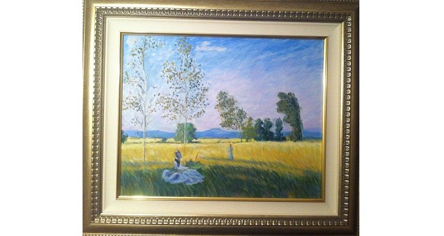 Meadow at Bezons – Monet